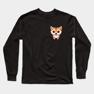 Small Version - Shiba Inu Charming Aura Long Sleeve T-Shirt